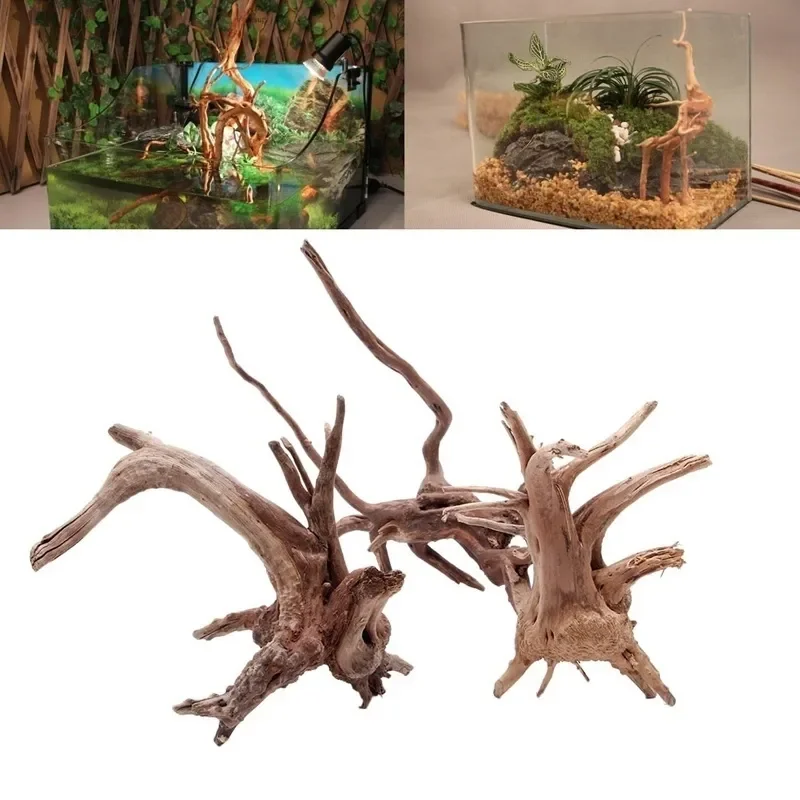 Marine Aquarium Aquascape - Tronco de árbol Natural de madera