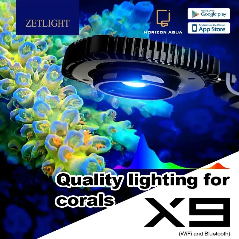 Marine Aquarium App - Zetlight LED X9-96W Luz de acuario