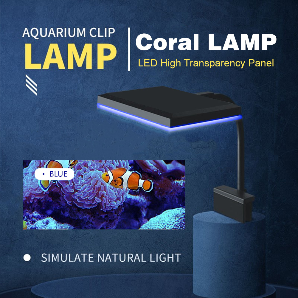 Aquarium Blue Marine Reef - Lámpara LED ASJD-07 para acuario con