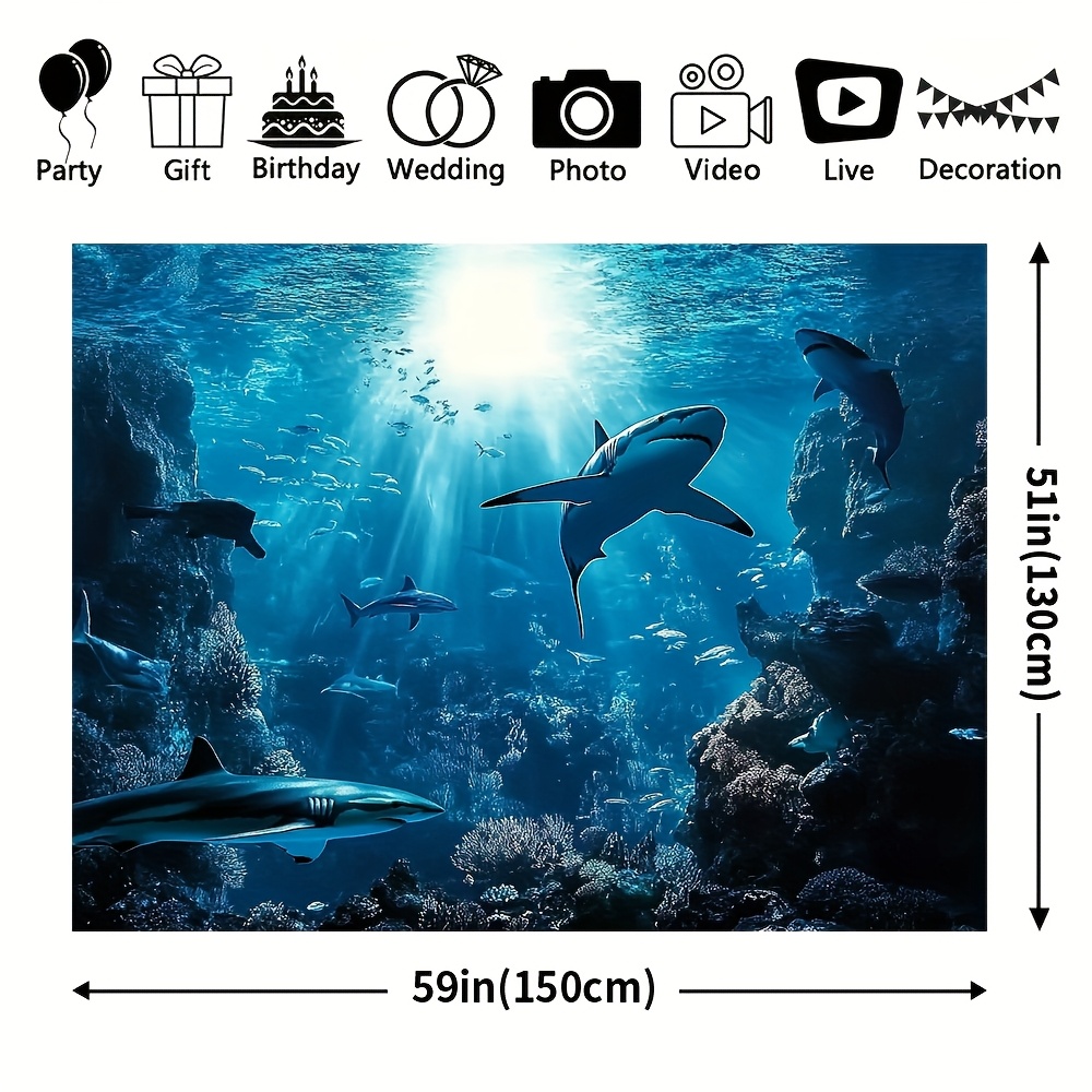 Impresionante Tapiz de Pared c - Aquarium Marine Blue reseña y precio