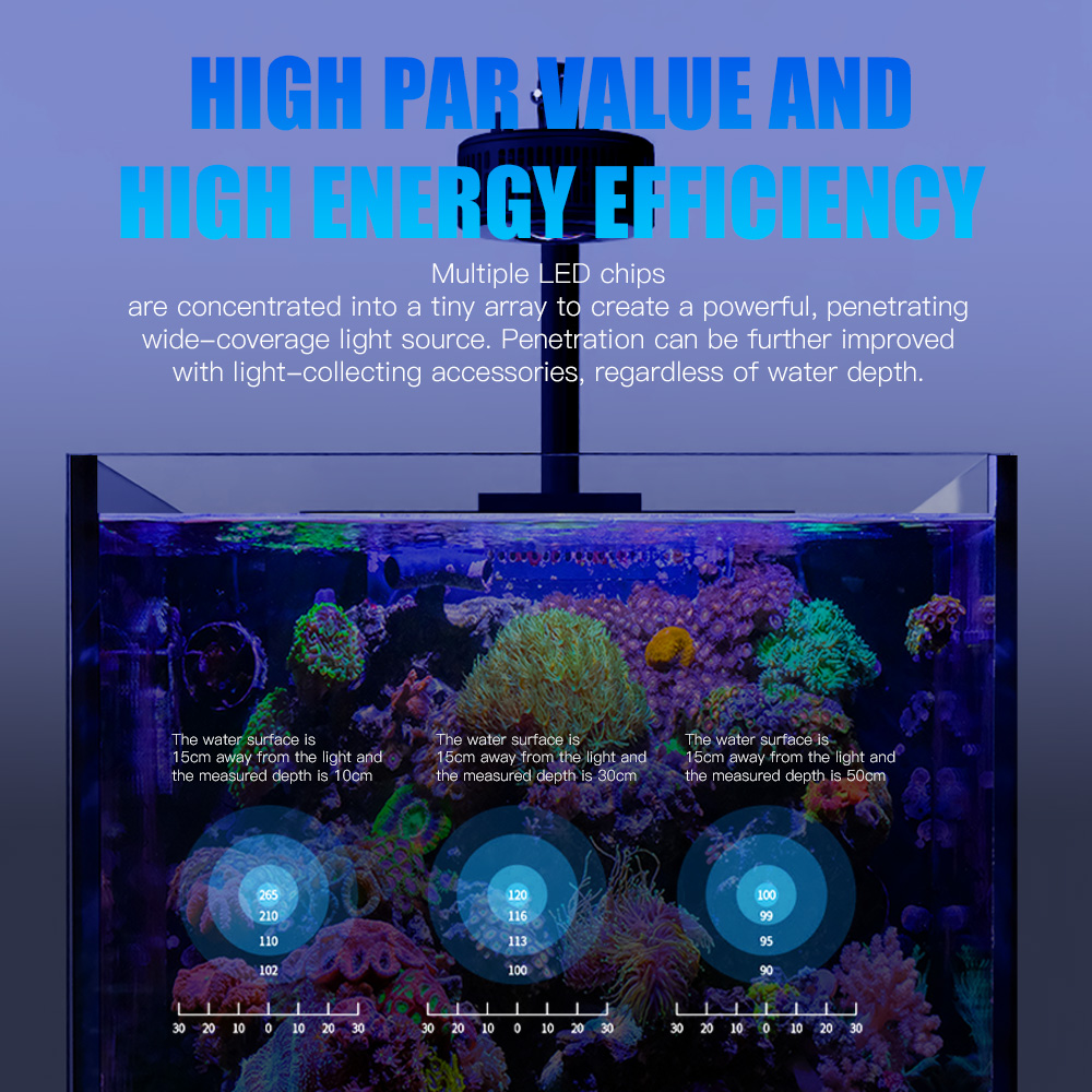 AIPAI A7S III espectro complet - Marine Aquarium App reseña y precio