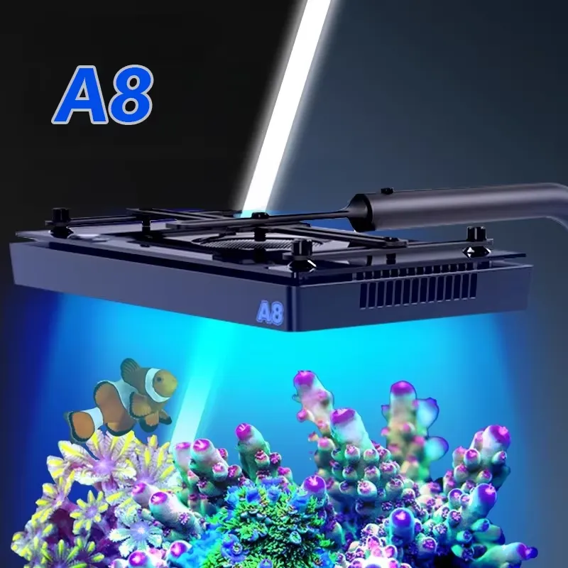 Lámpara LED Marina A8SE II Max - Marine Aquarium App reseña y precio